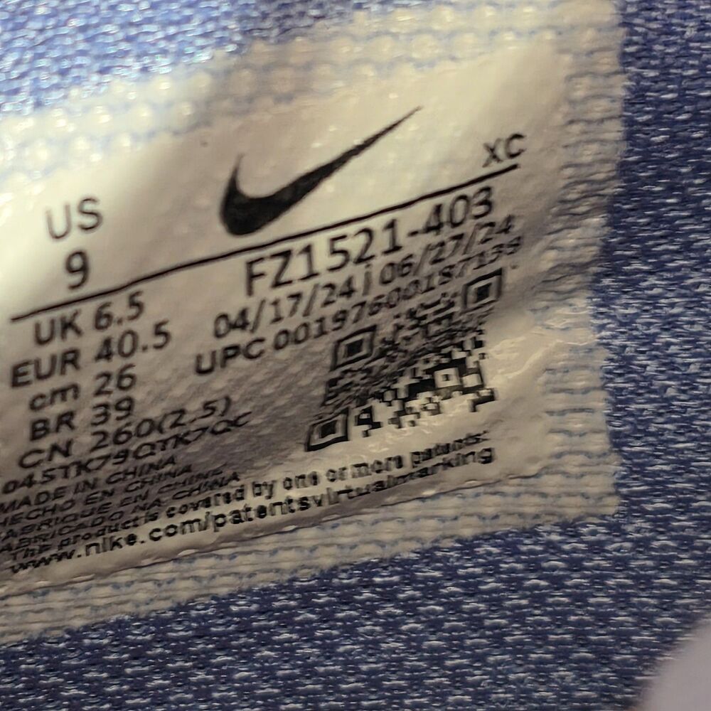 Nike Air Zoom GT Cut 3 Royal Pulse Sail FZ1521-403 Women’s Size 9 Men’s 7.5 - Picture 7 of 7